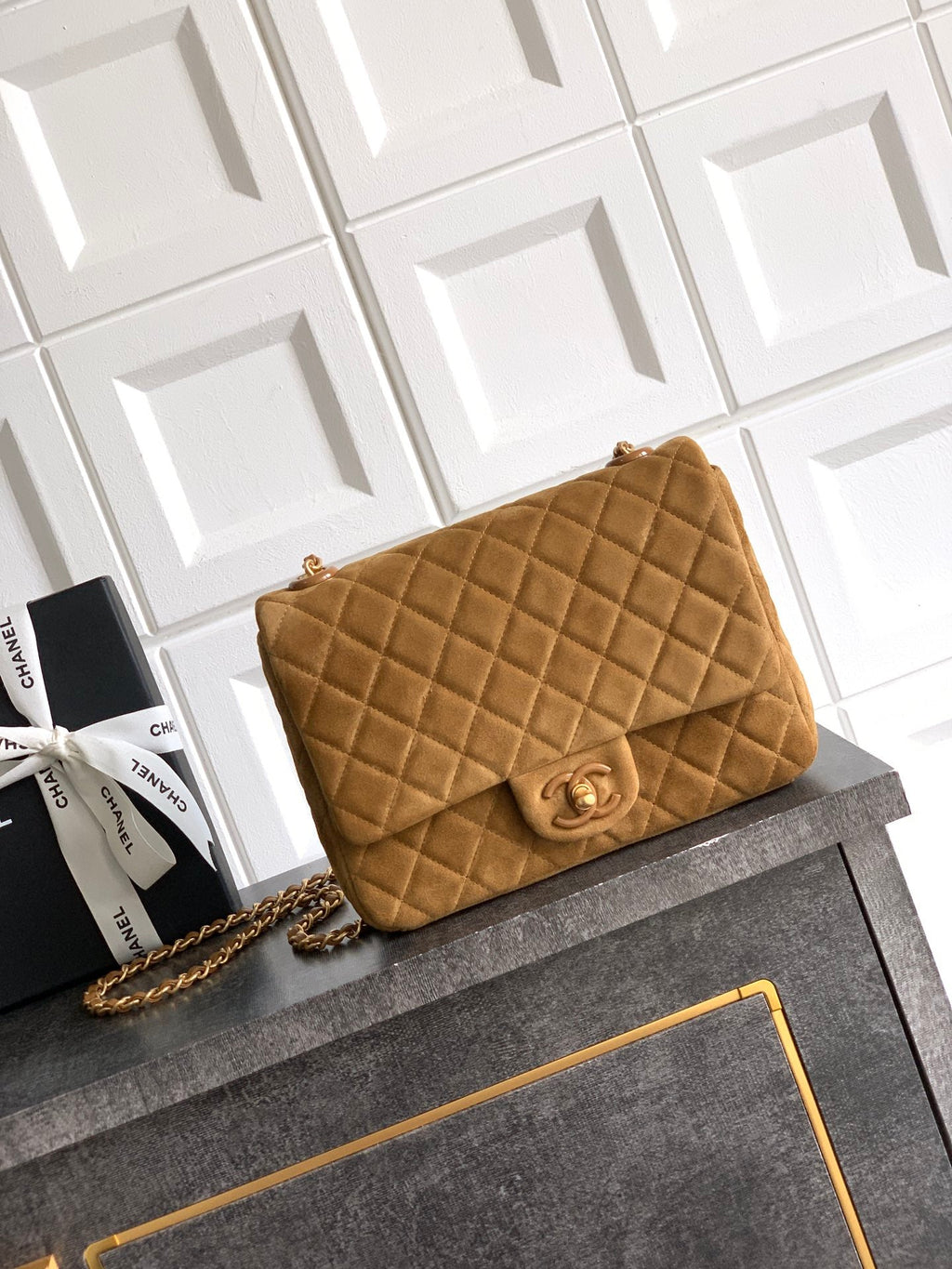 Chanel Royal Blue Suede Bad
