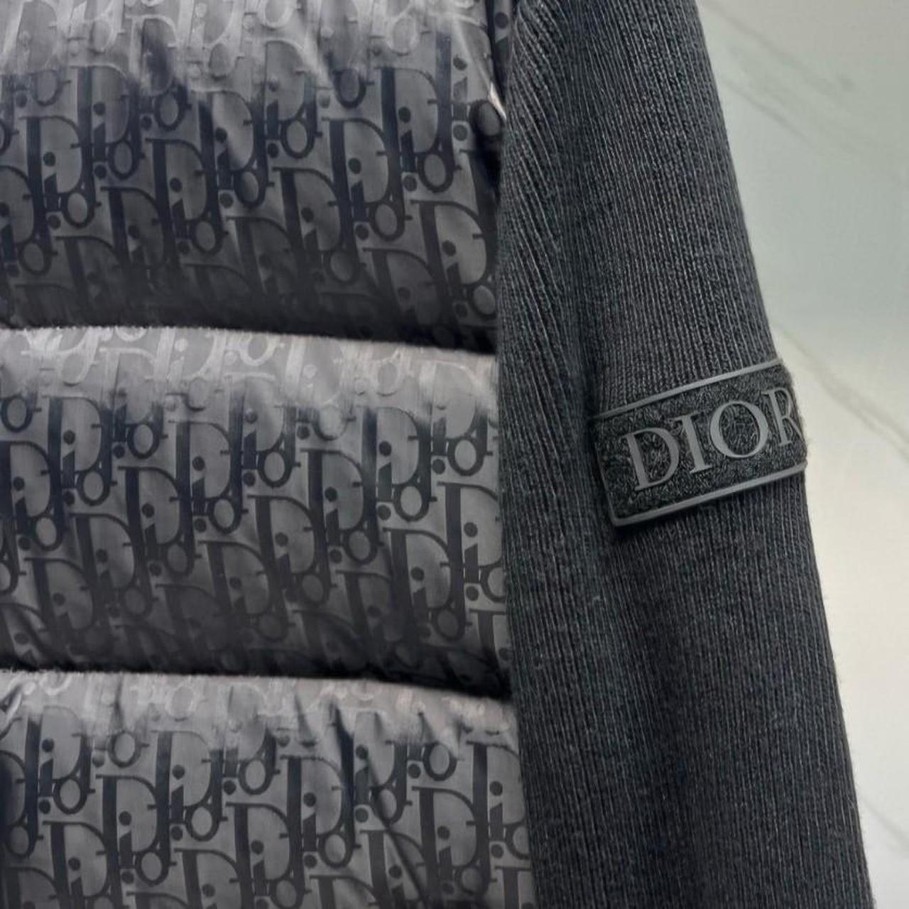 DIOR Oblique Hybrid Knit Puffer Jacket