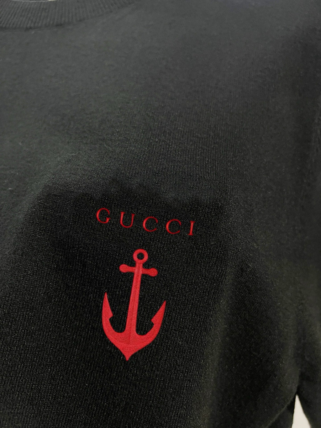 Gucci Crew Neck Embroidered T-Shirt