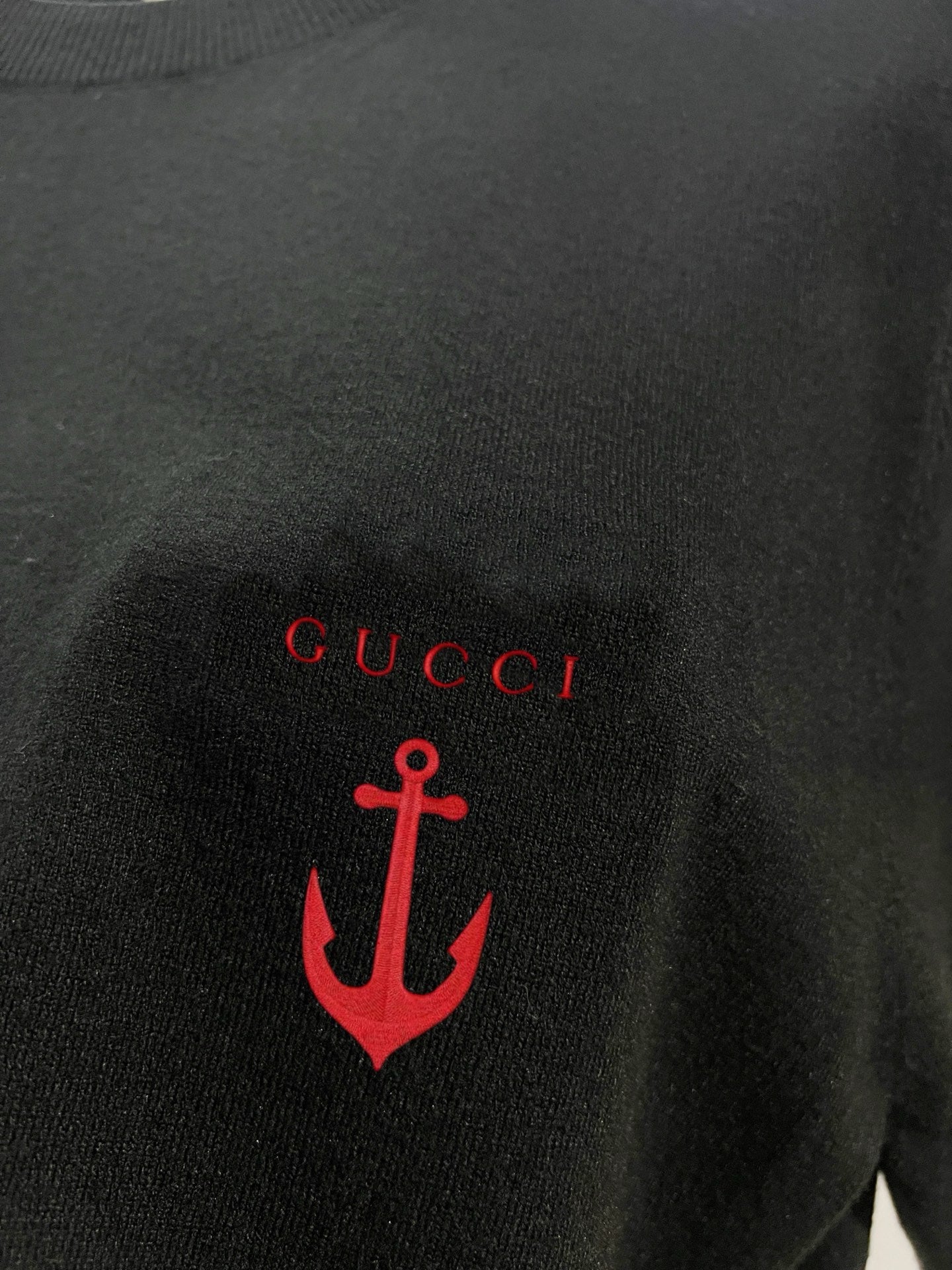 Gucci Crew Neck Embroidered T-Shirt
