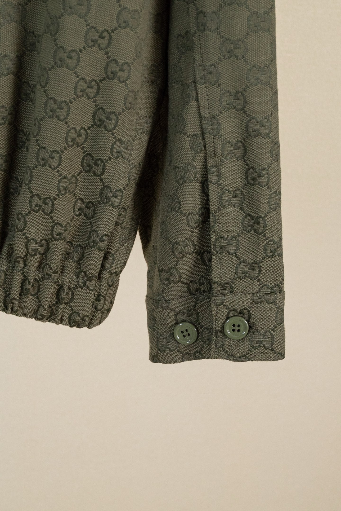 GG all-over jacquard stand collar jacket