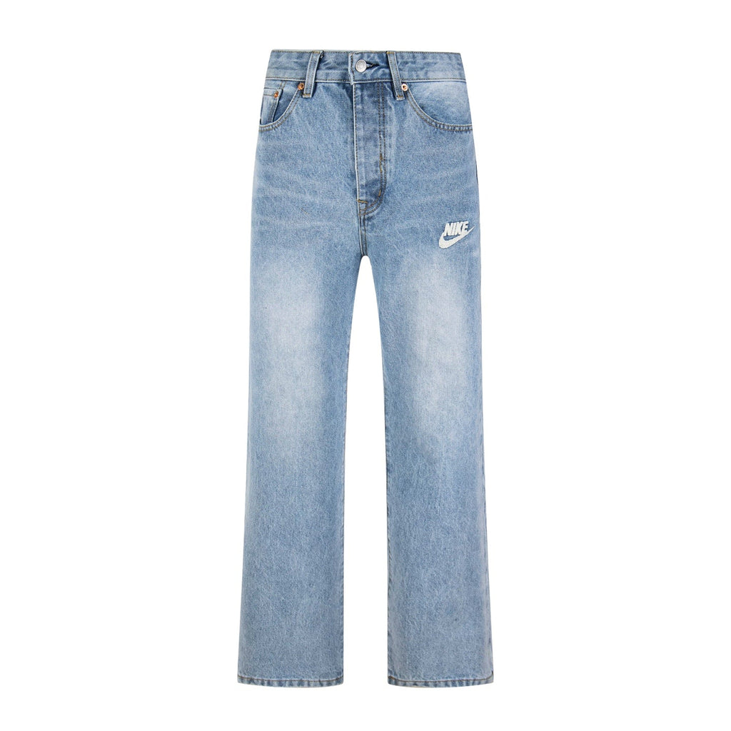 Levi's x Nike Collaboration Embroidered Washed Vintage Jeans, Unisex