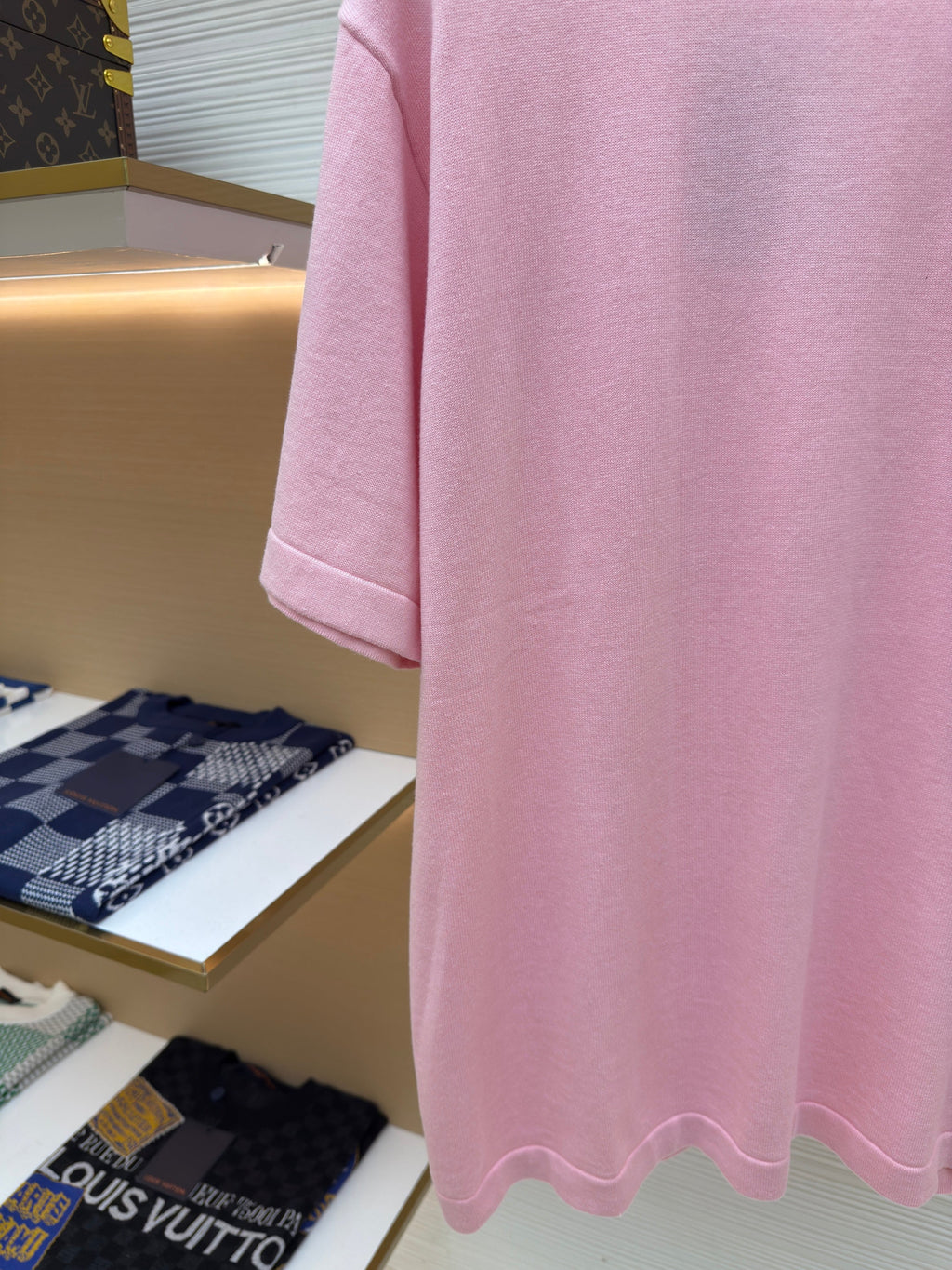 LV Embroidered Letter Pin T-Shirt
