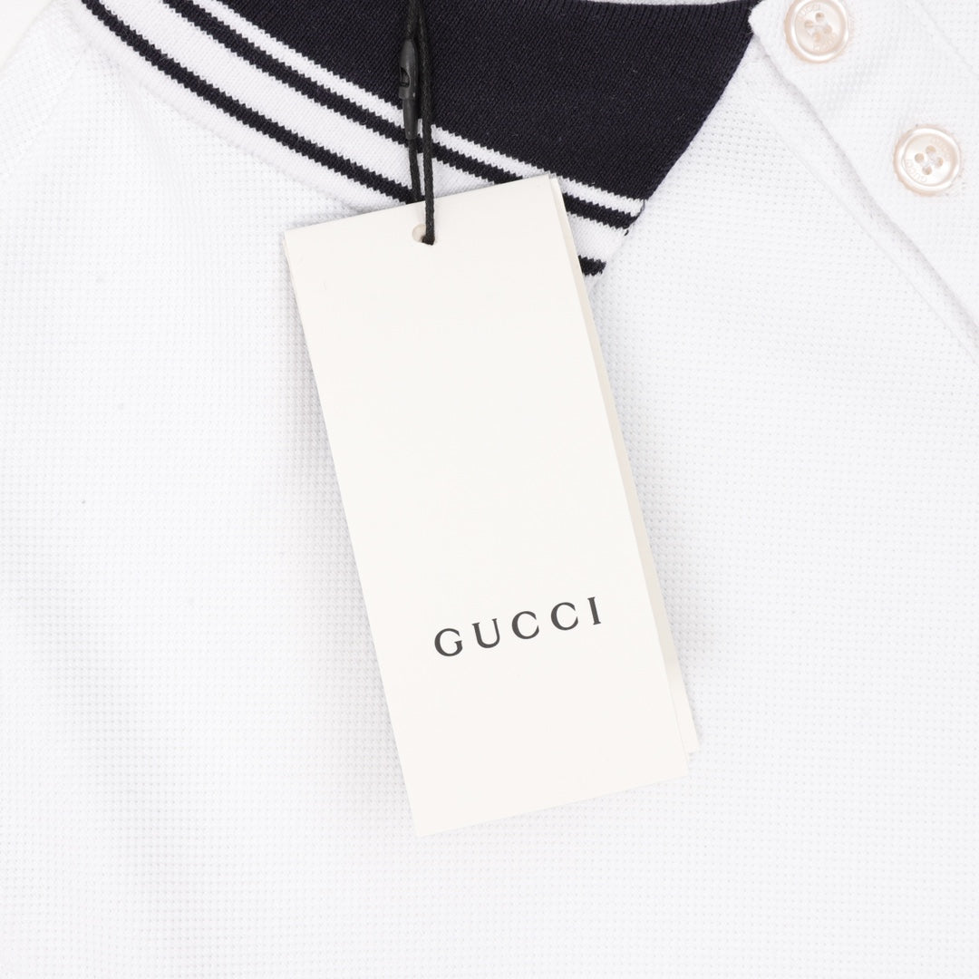 Gucci embroidered Polo short sleeve shirt