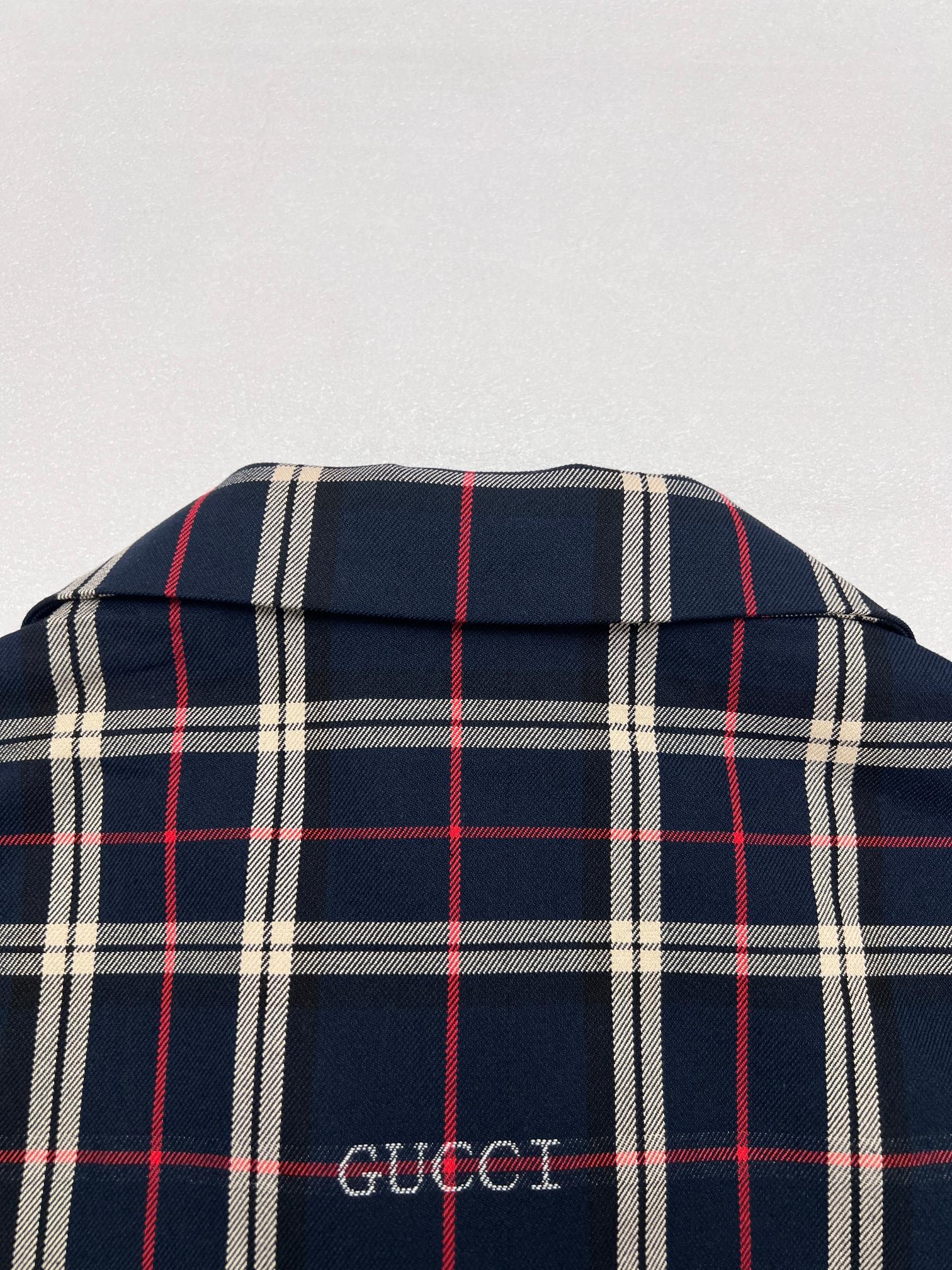 Gucci Plaid Shirt