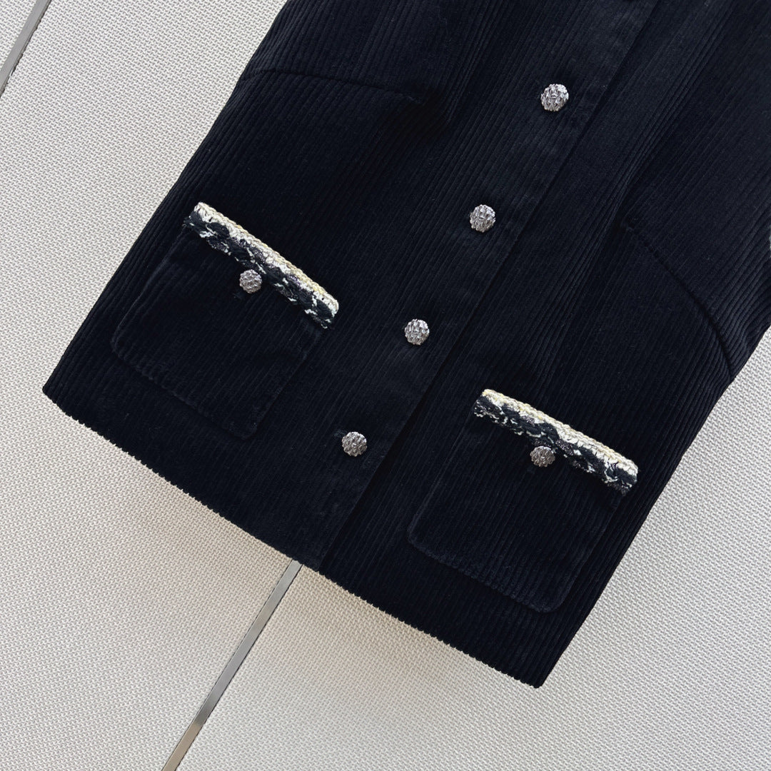Chanel Corduroy vest women's