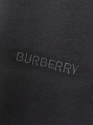 Burberry Embroidered Collar Polo Shirt