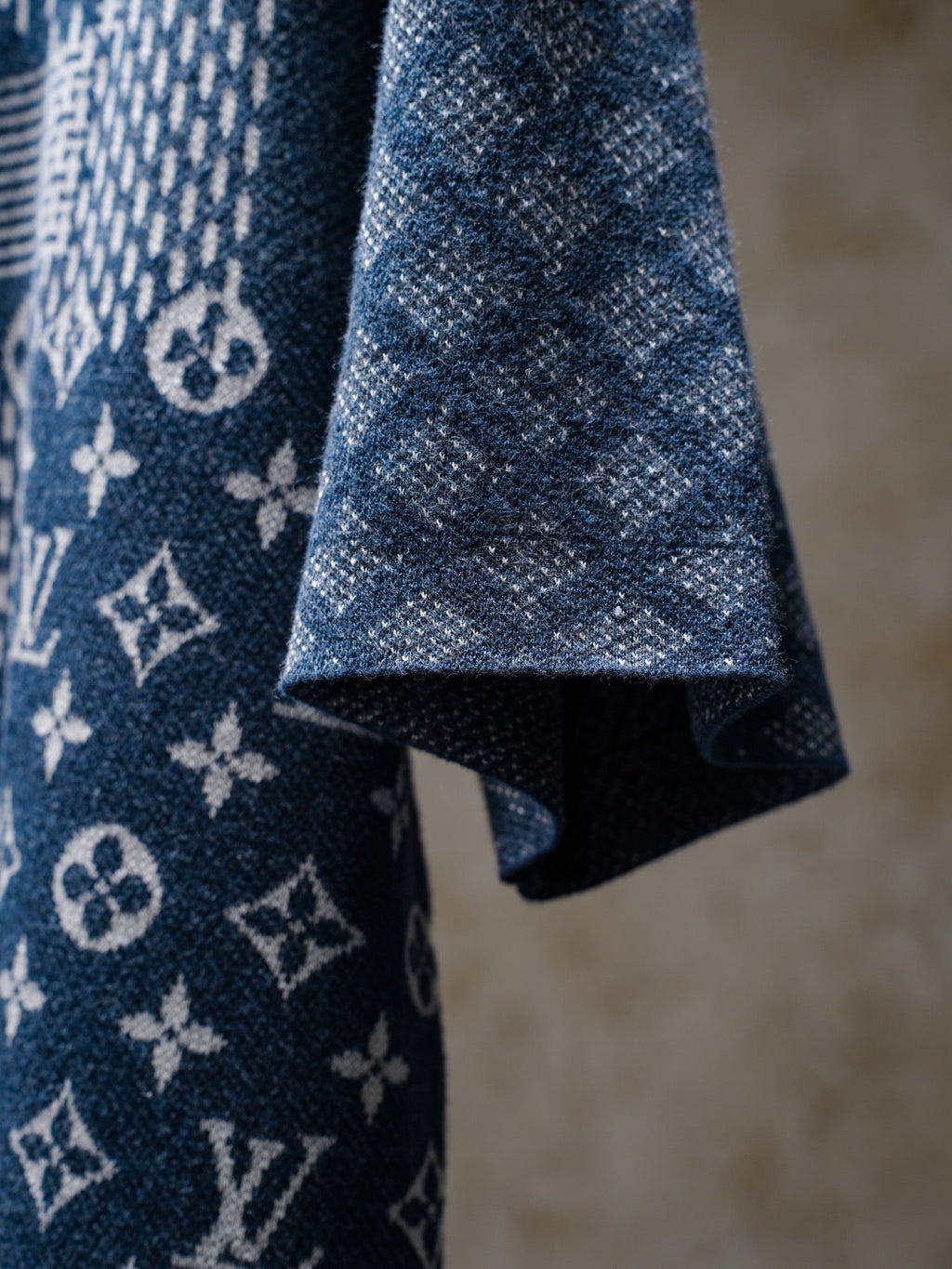 LV ×Nigo Checkered Knit Crew Neck Shirt