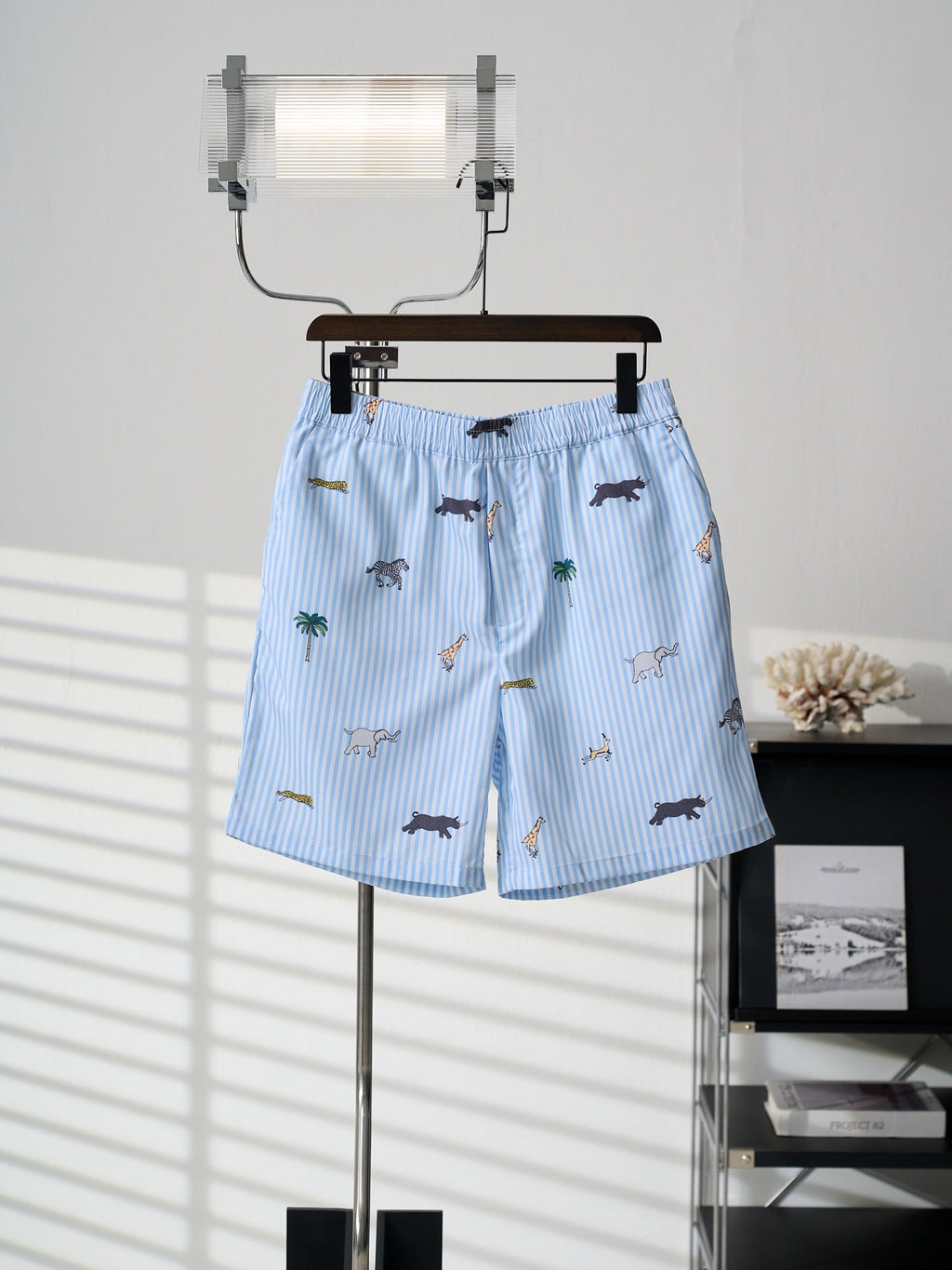 LV Strip/Animal Shorts