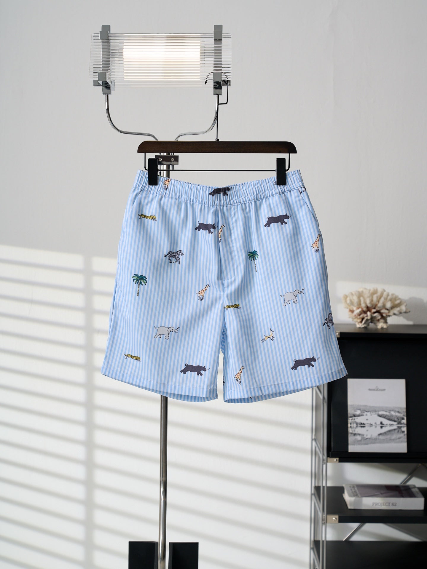 LV Strip/Animal Shorts