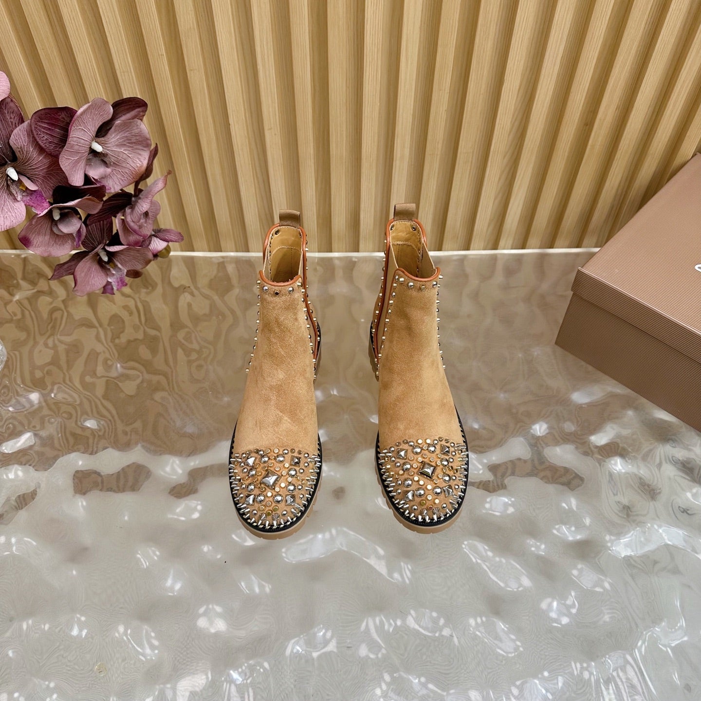 Women's Christian Louboutin studded ankle boots