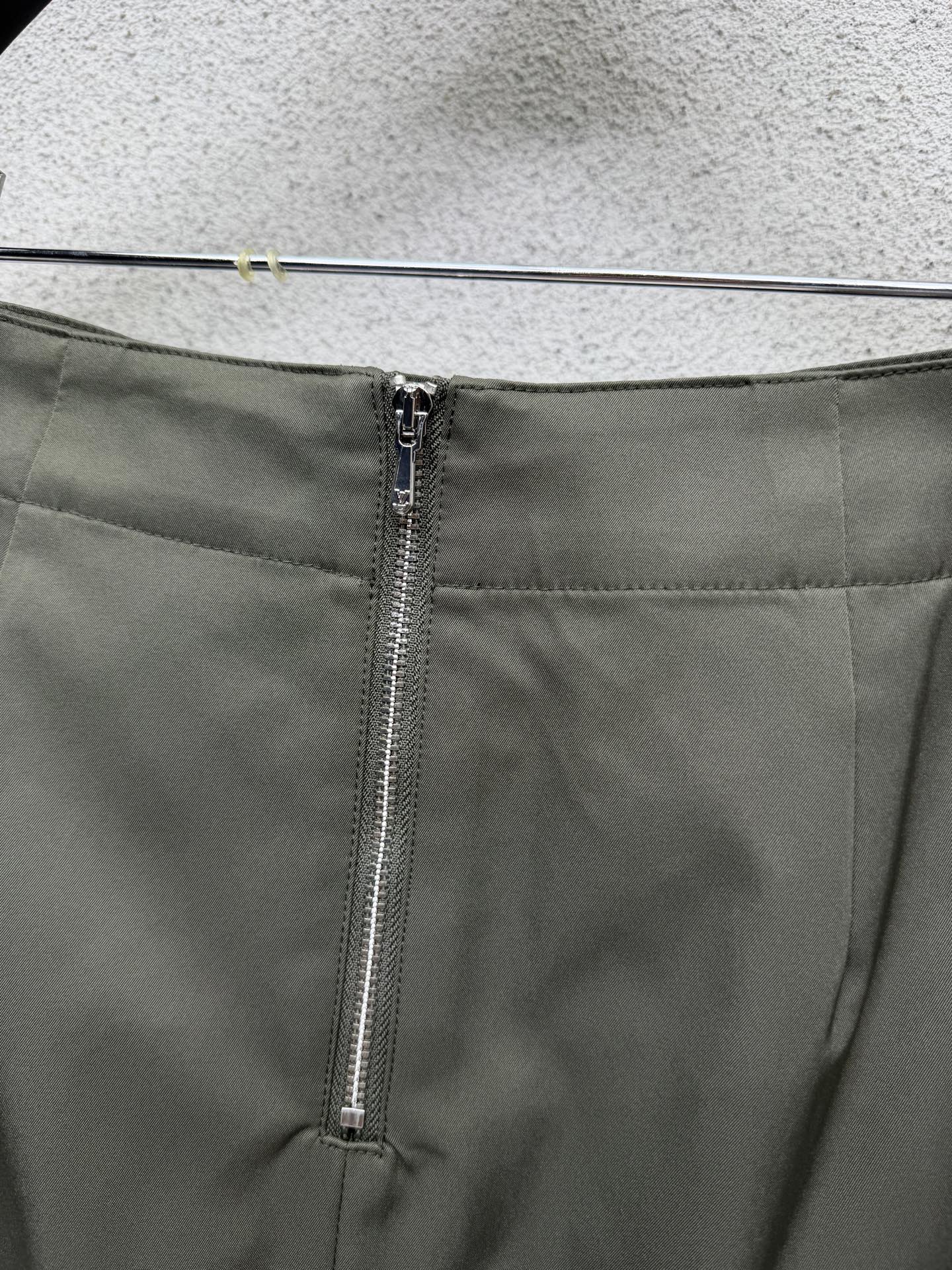 LV Military Green Mid Skirt - Women's