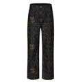 LV black and Gold Pants