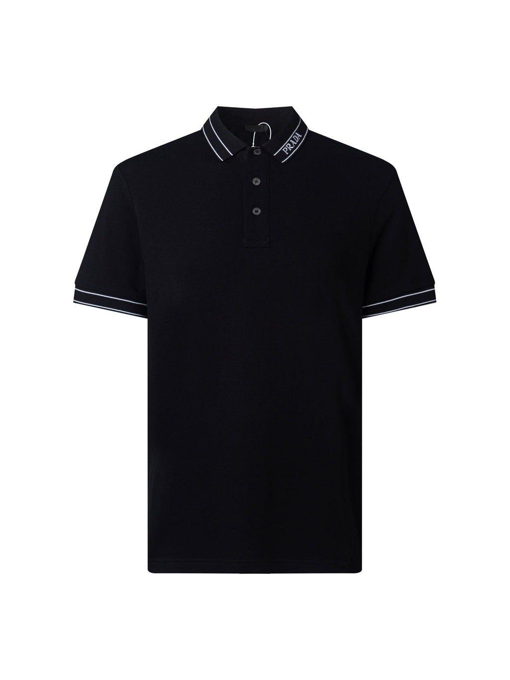 Prada Embroidered Collar Shirt