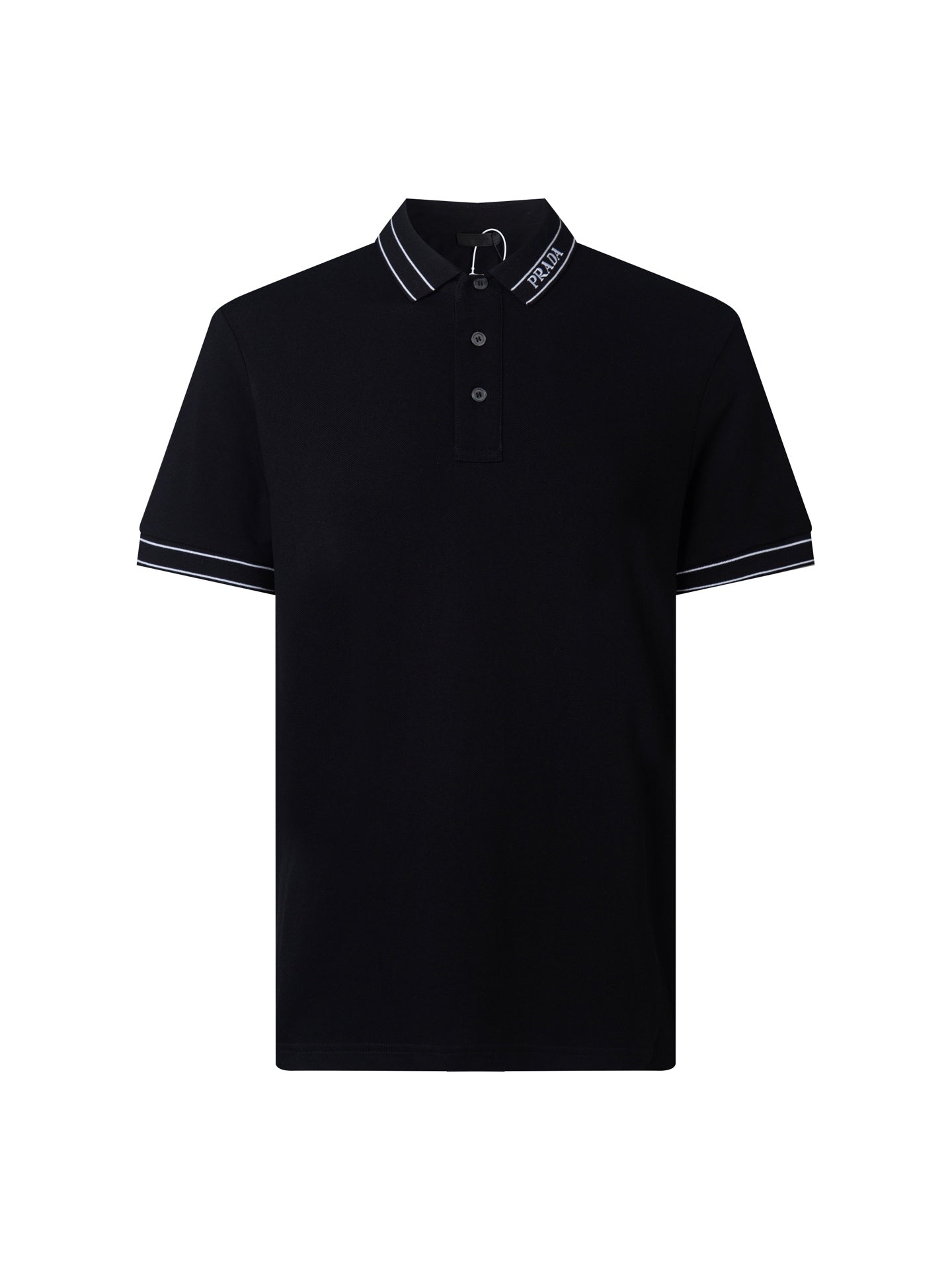 Prada Embroidered Collar Shirt