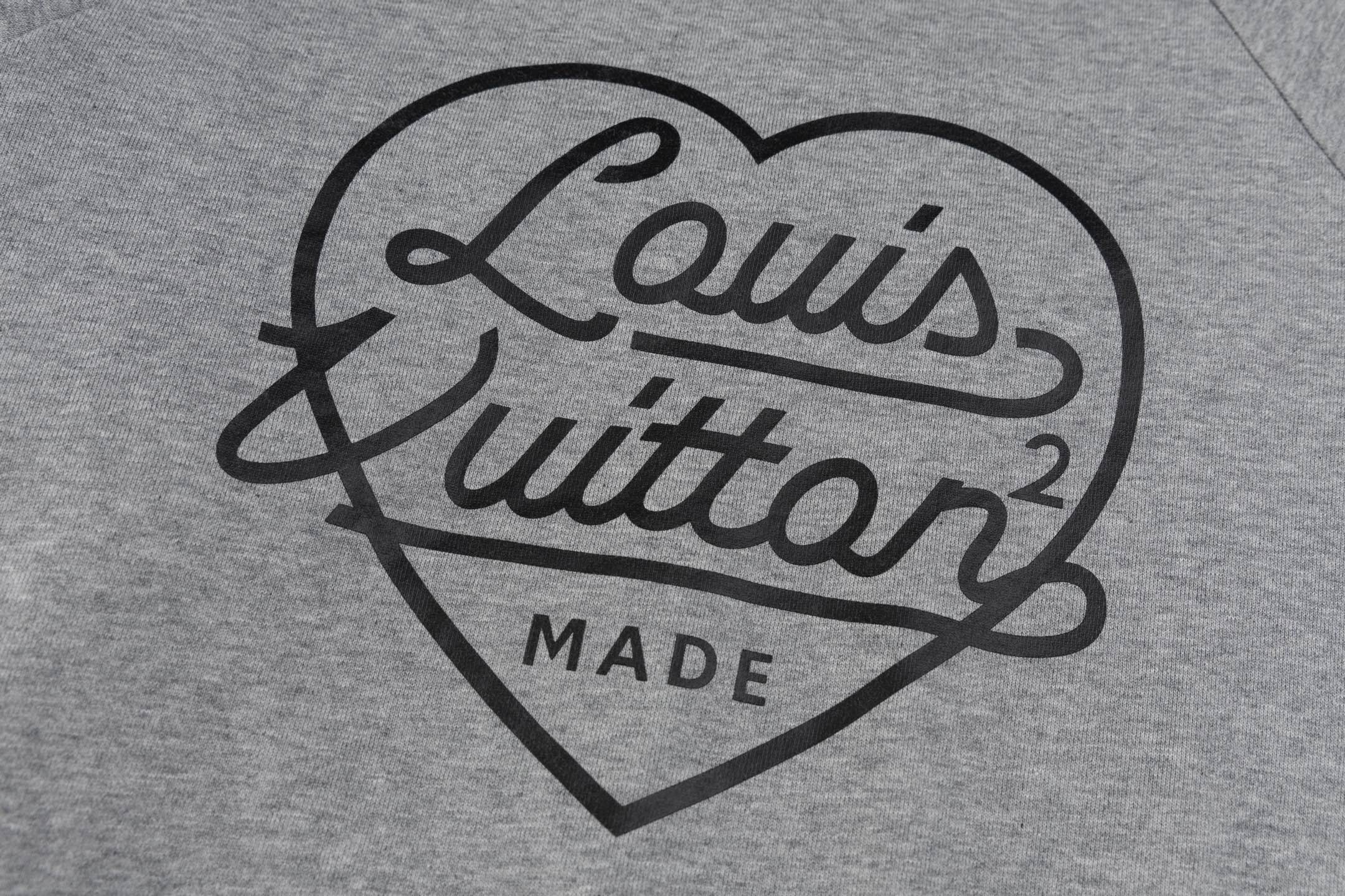 LV Heart Letter Crewneck Sweatshirt