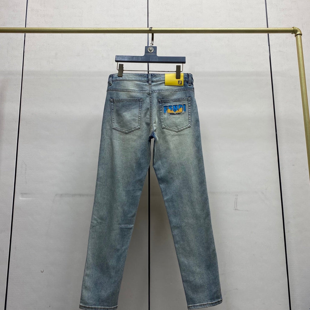 Fendi Slim Fit Straight-Leg Jeans