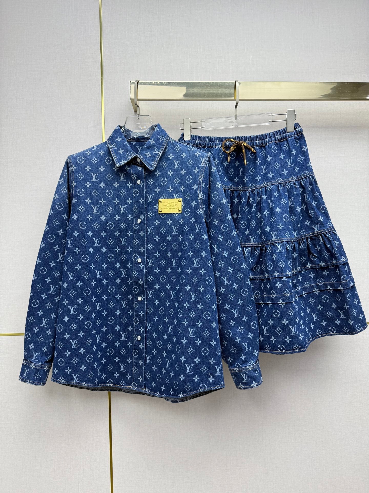 Women's LV Oversized Shirt Jacket