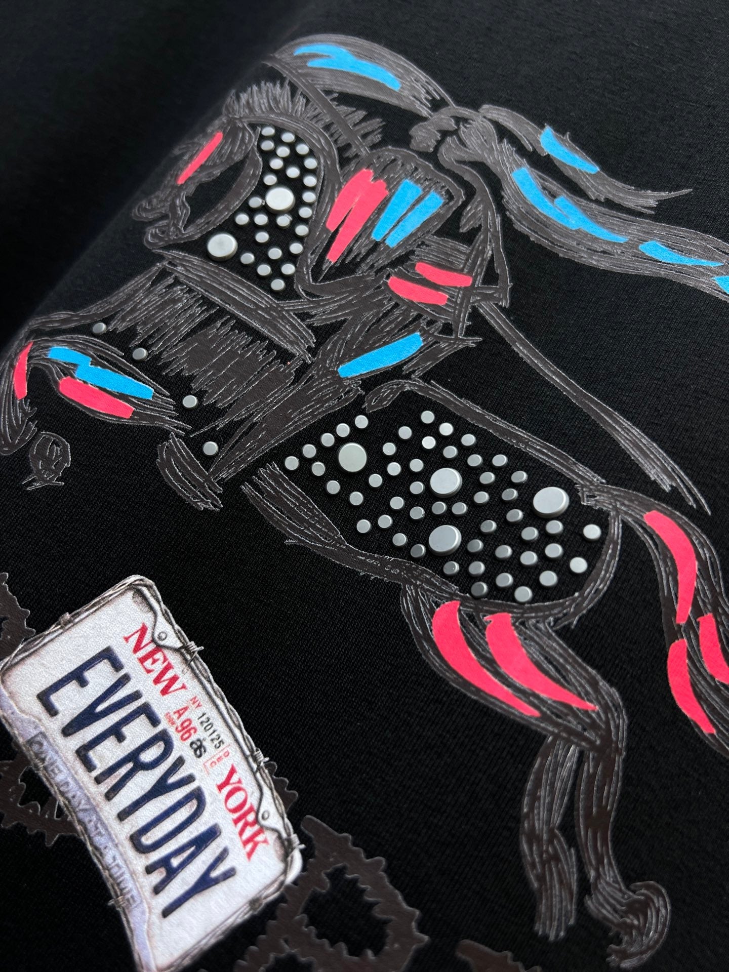 Burberry 3D Embroidered T-Shirt