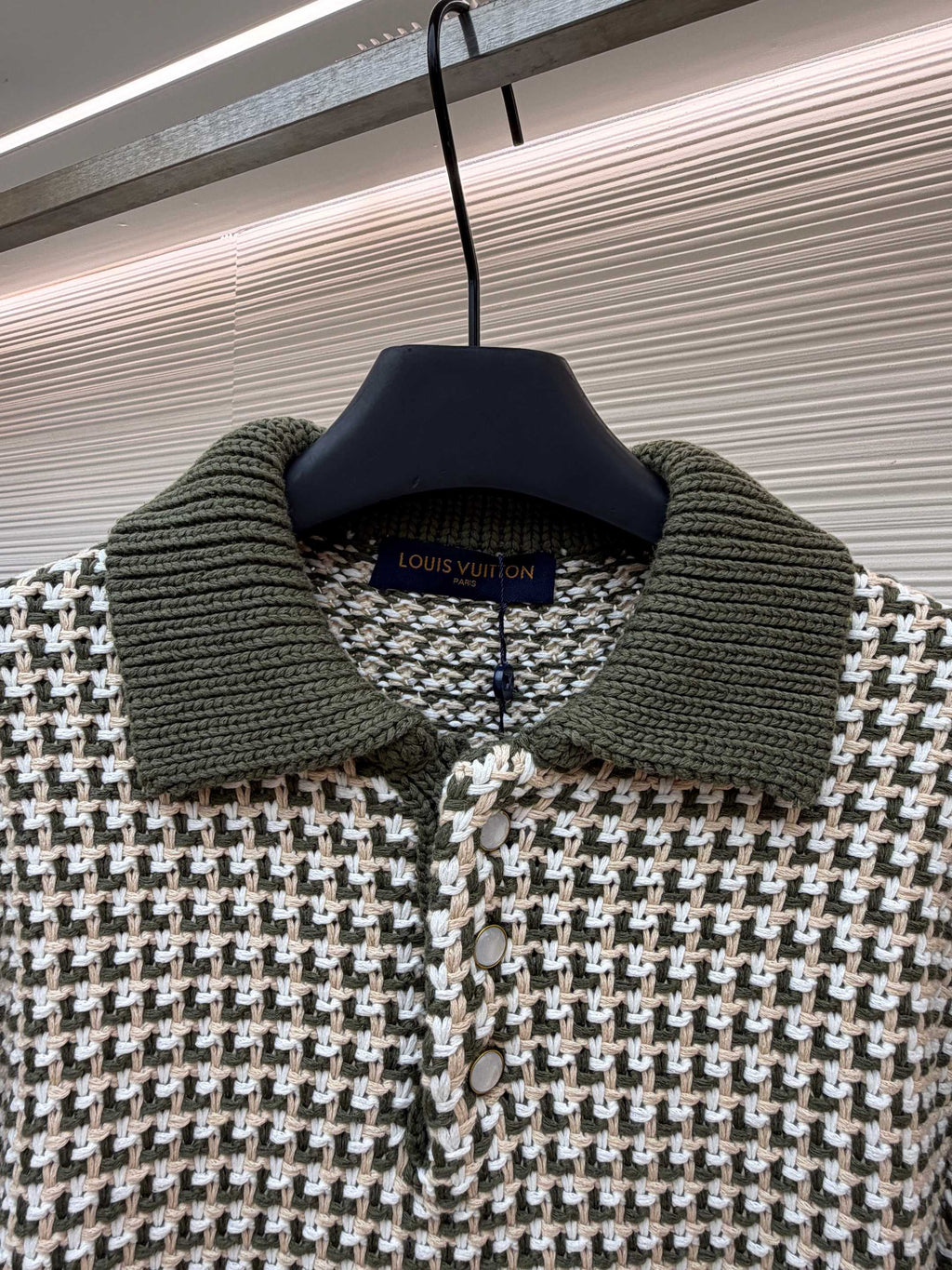 LV Jacquard Knit Short-Sleeve shirt