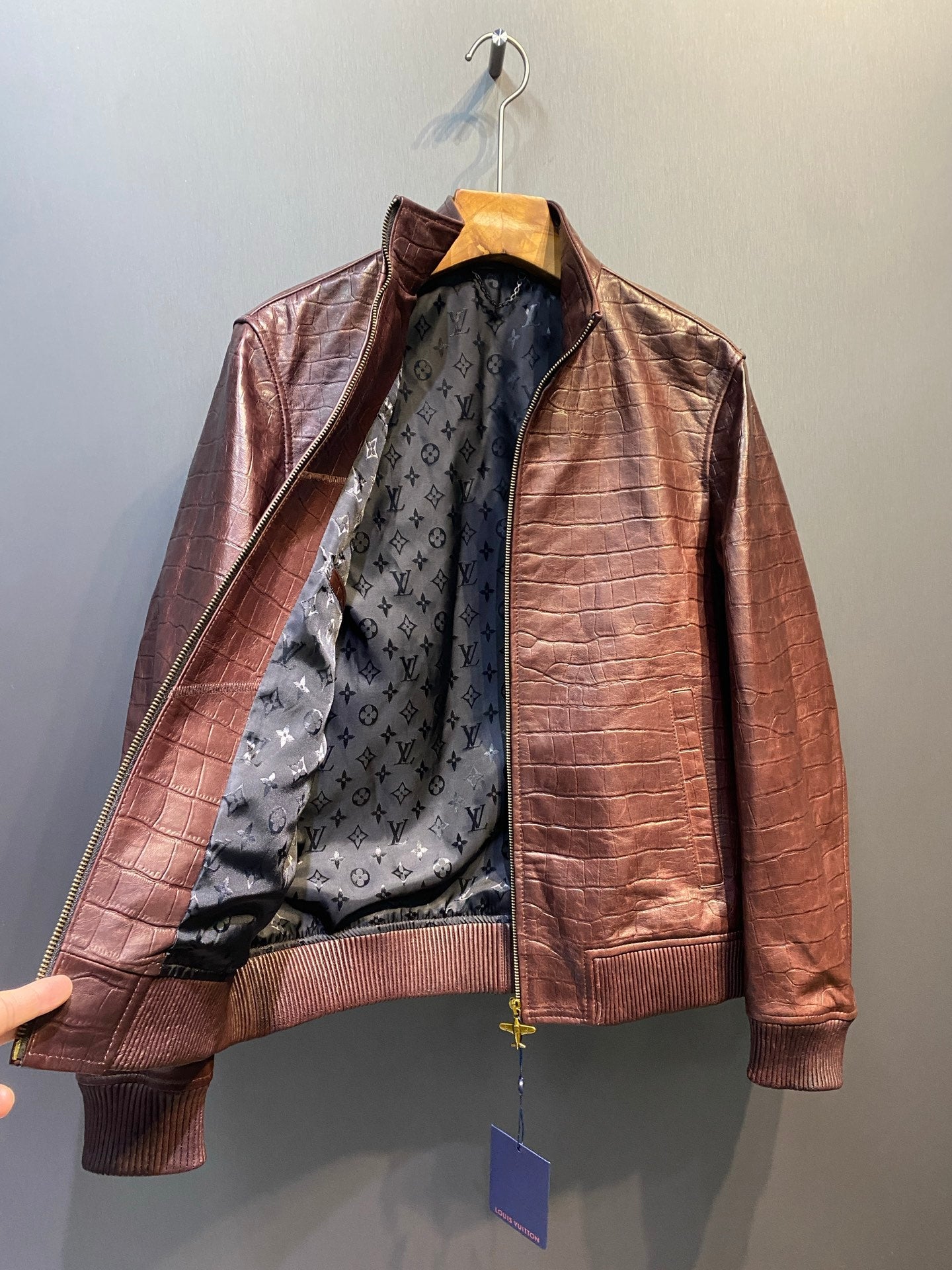LV Stand Collar Flight Jacket