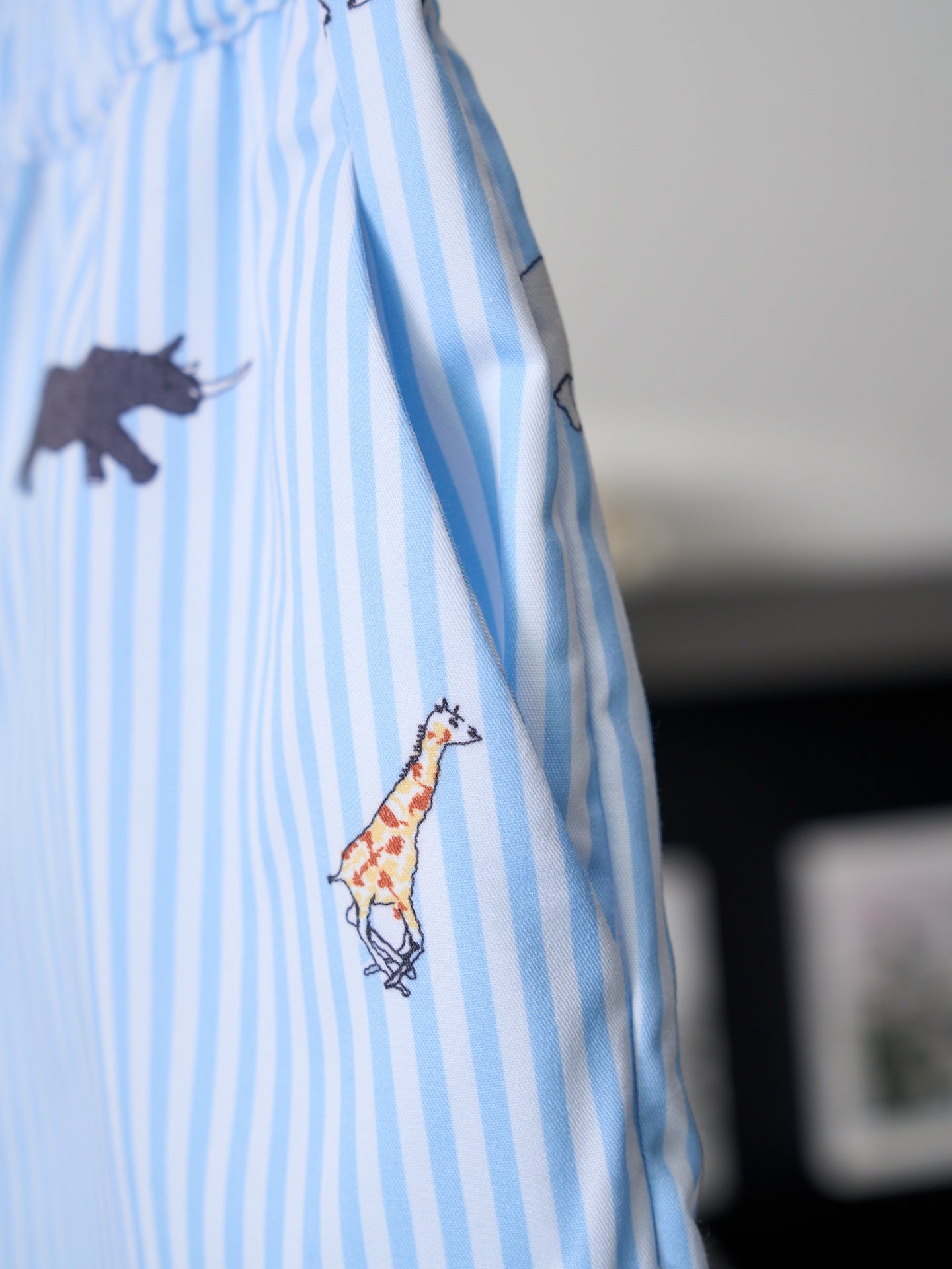 LV Strip/Animal Shorts