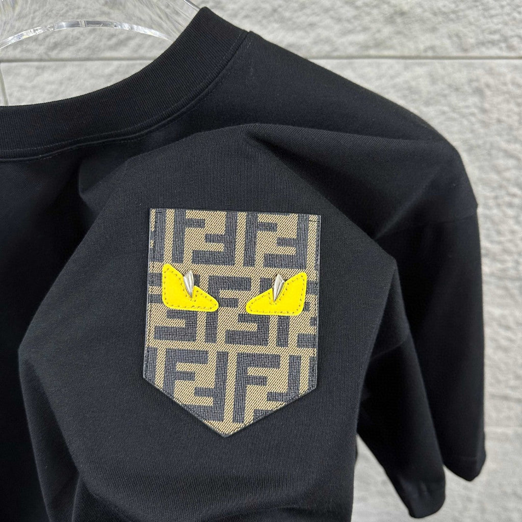 Fendi 3D Embroidered T-Shirt