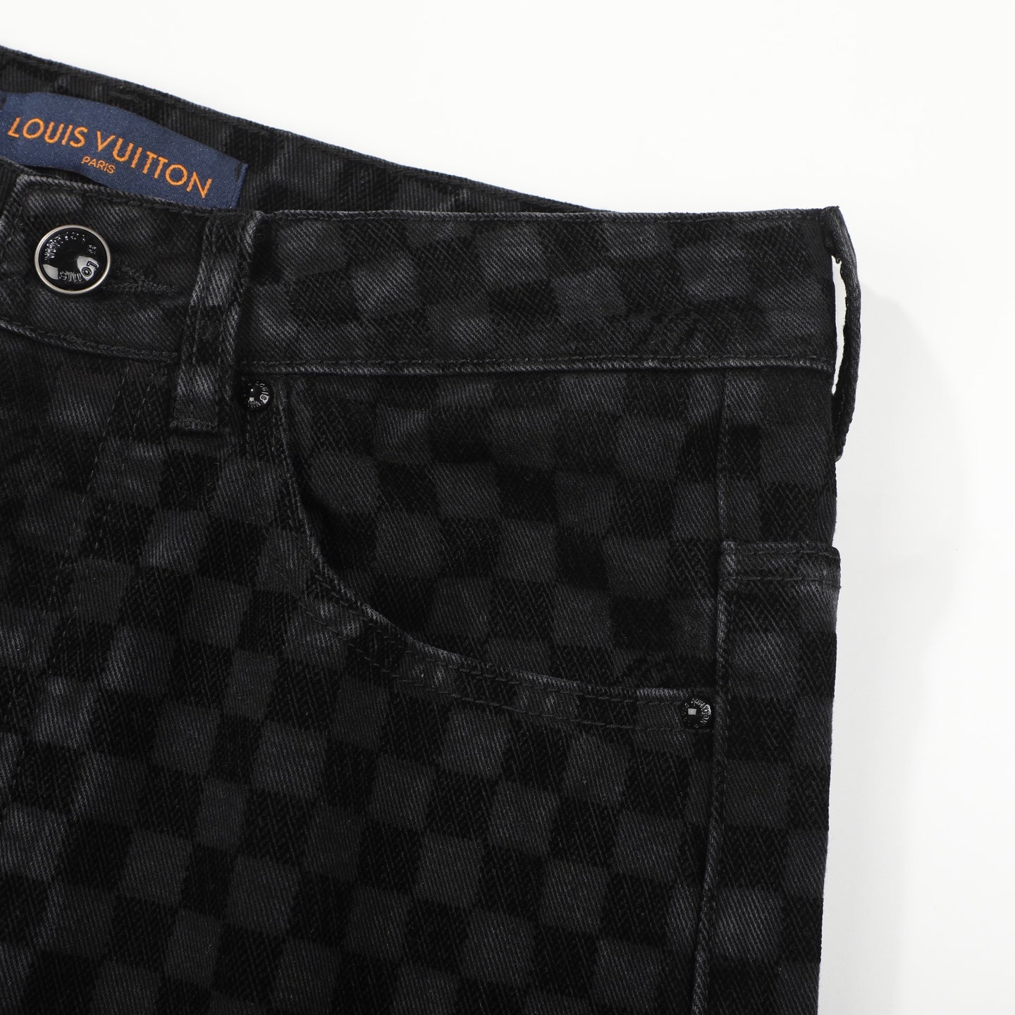 LV BLACK DENIM JEANS