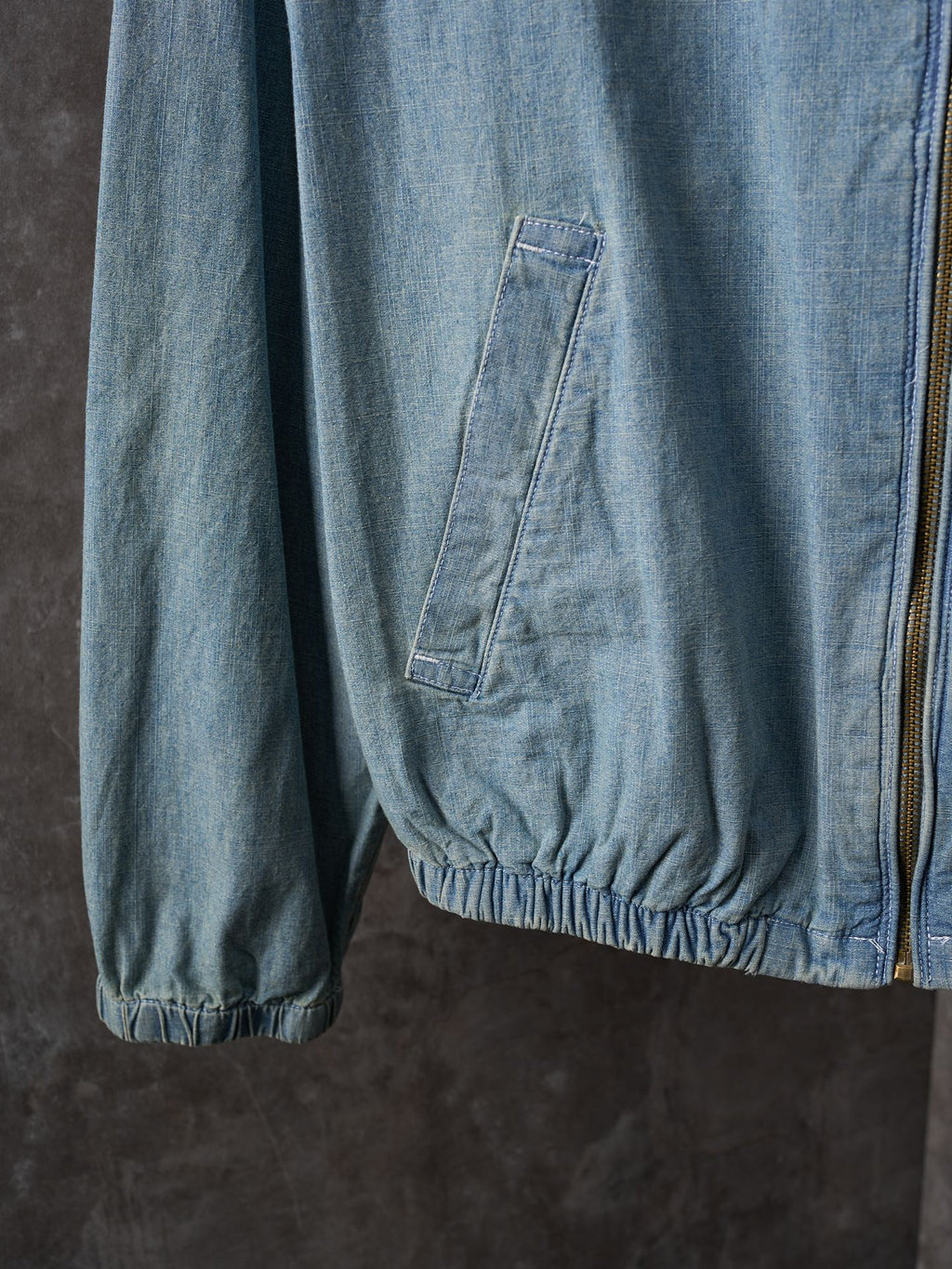 Ralph Lauren Embroidered Denim Collar Jacket