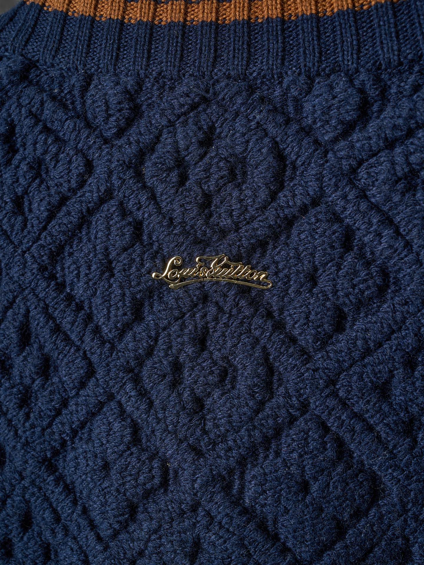 LV Terry Cloth Baseball Jacket