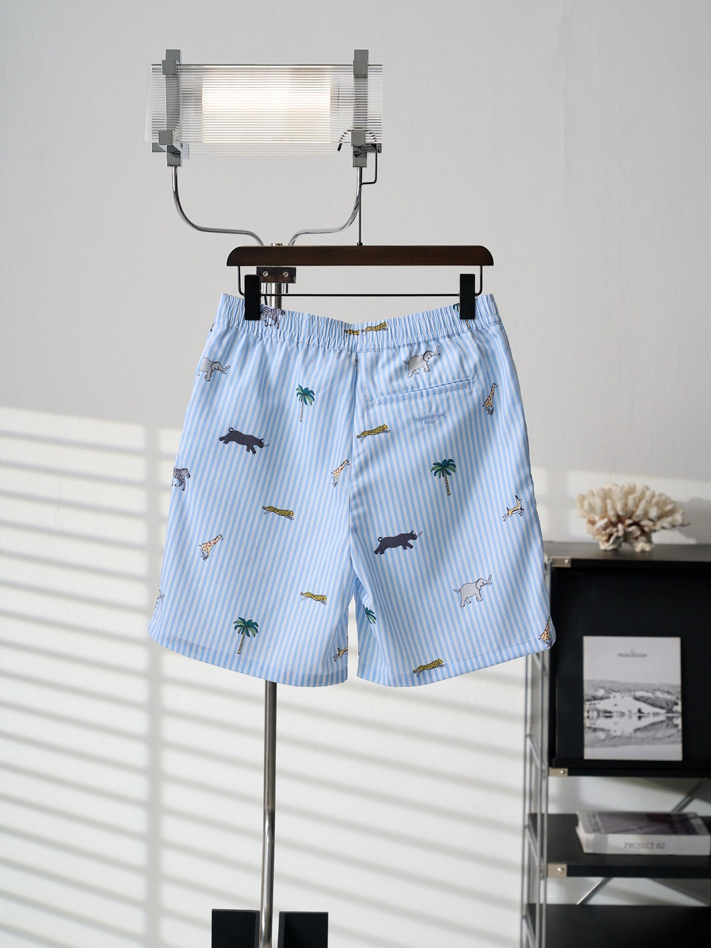 LV Strip/Animal Shorts
