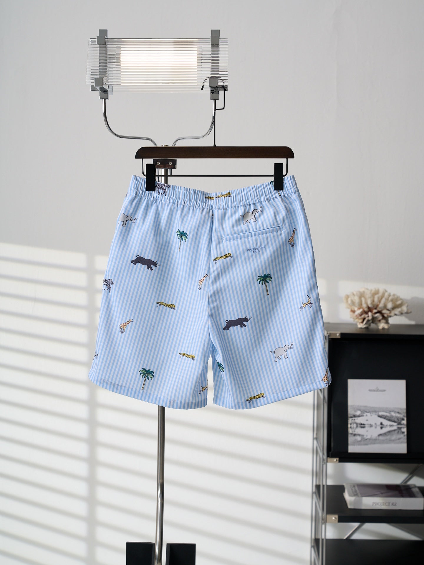 LV Strip/Animal Shorts
