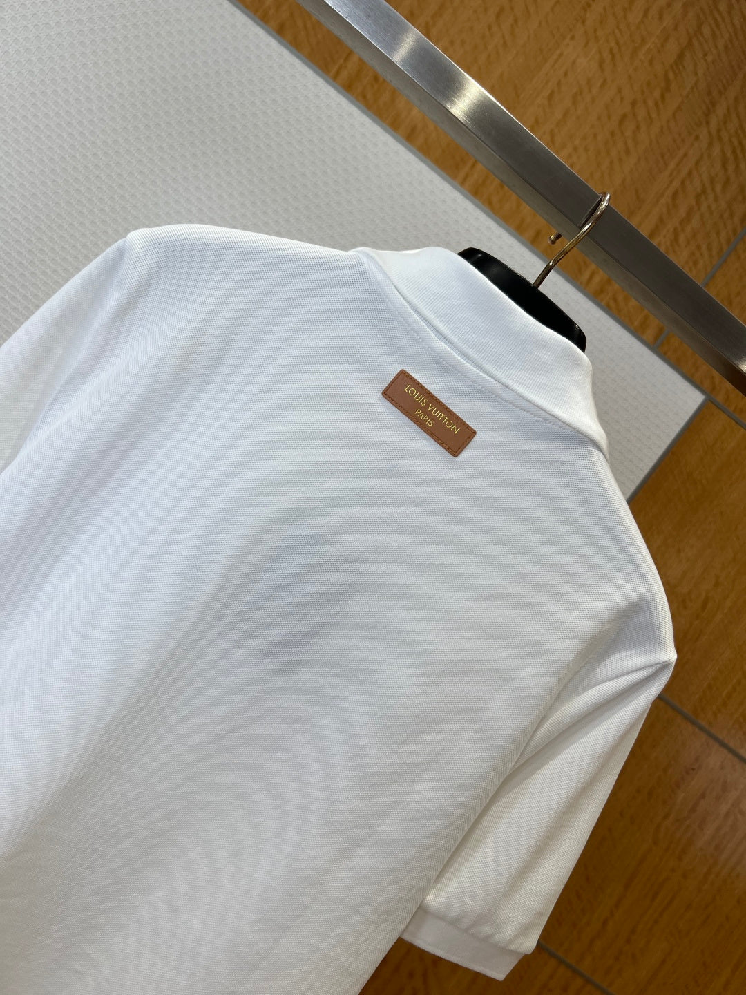LV Leather Label Polo Shirt