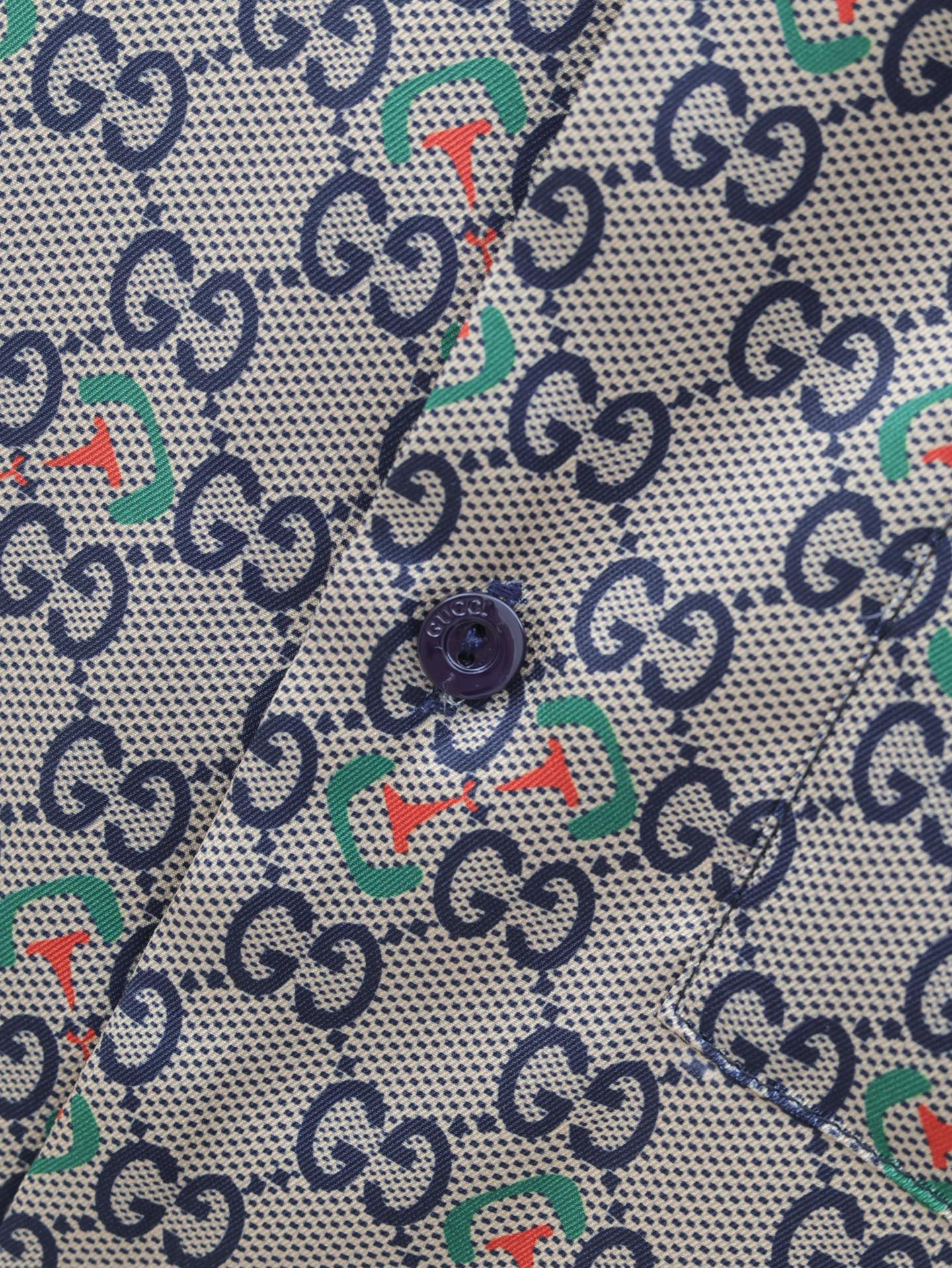 GG New All-over Print Short-Sleeve Shirt