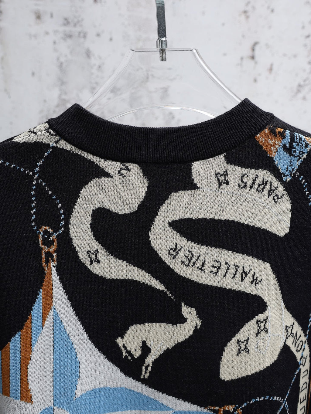 LV Jacquard Crew Neck T-Shirt
