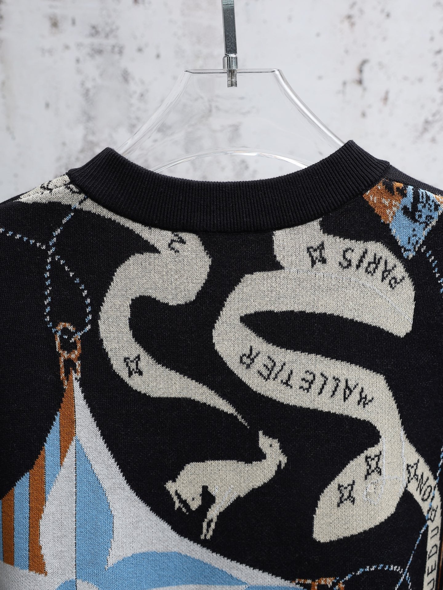 LV Jacquard Crew Neck T-Shirt