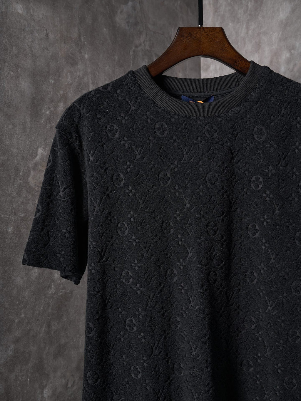 LV EMBOSSED Terry Cloth Short Sleeve shirt