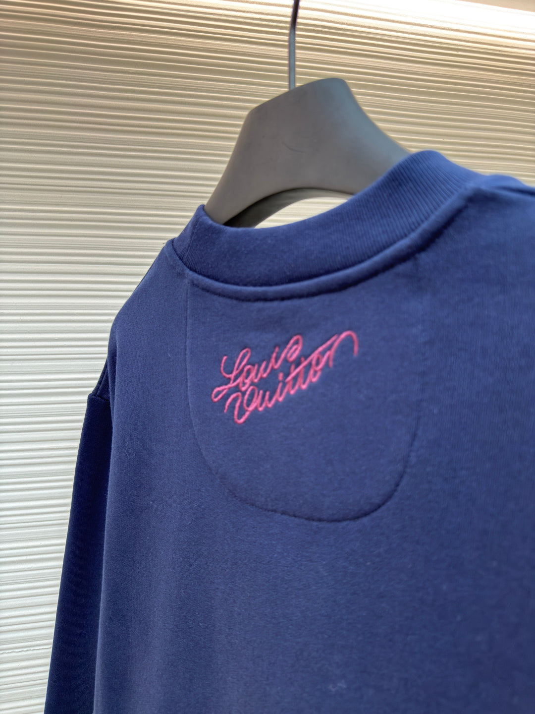 LV Pearl Yarn Patchwork Sweatshirt
