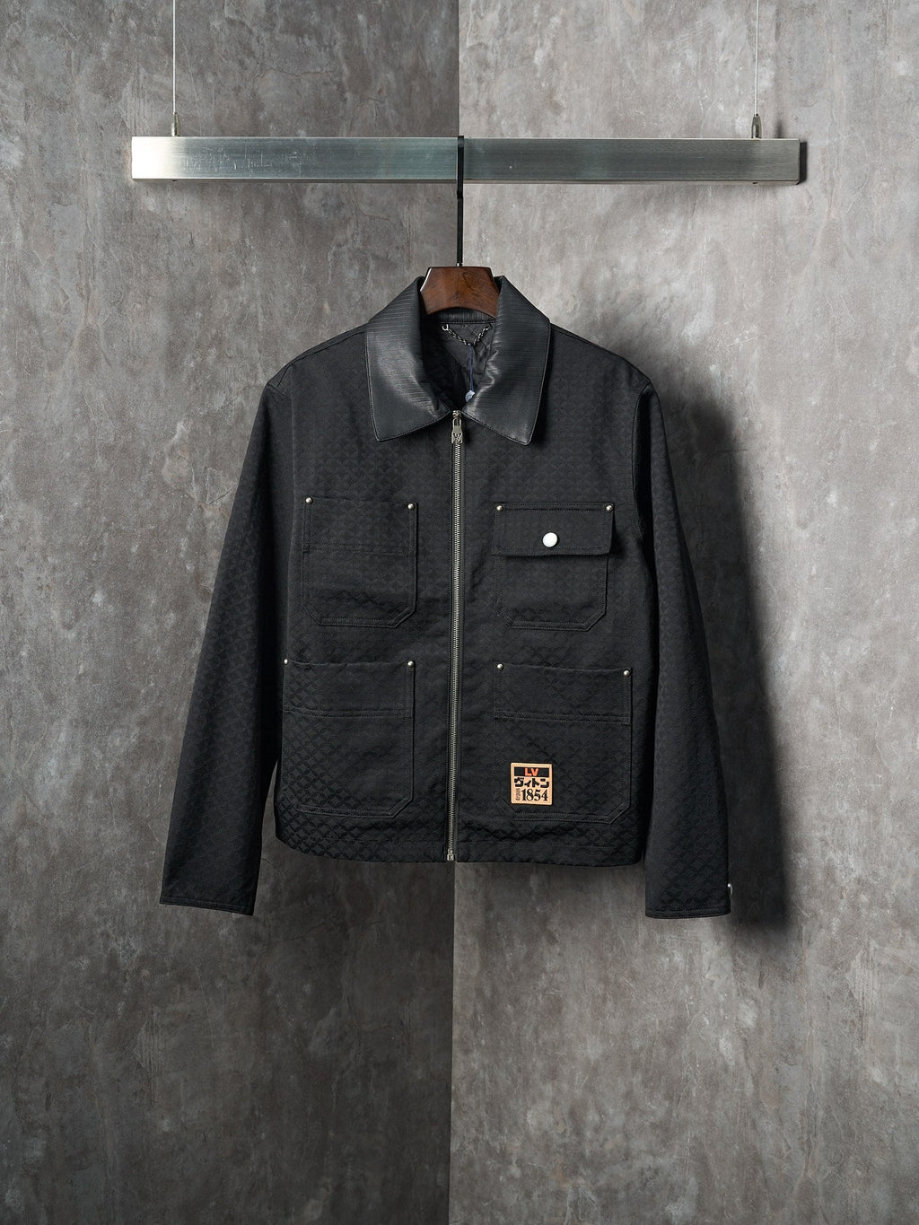 LV Clover Jacquard Cotton Workwear Jacket