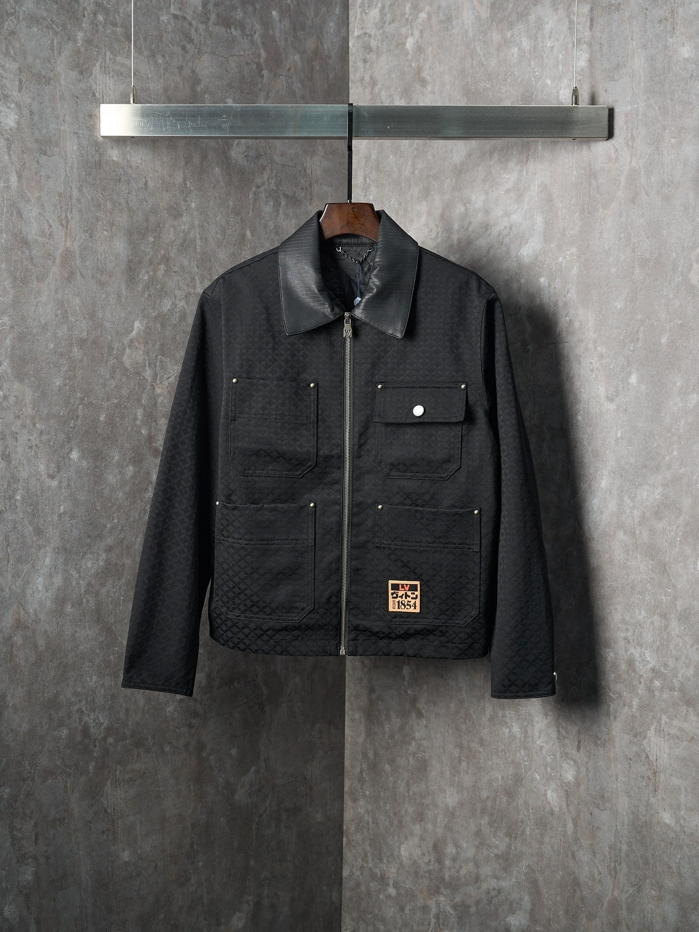 LV Clover Jacquard Cotton Workwear Jacket