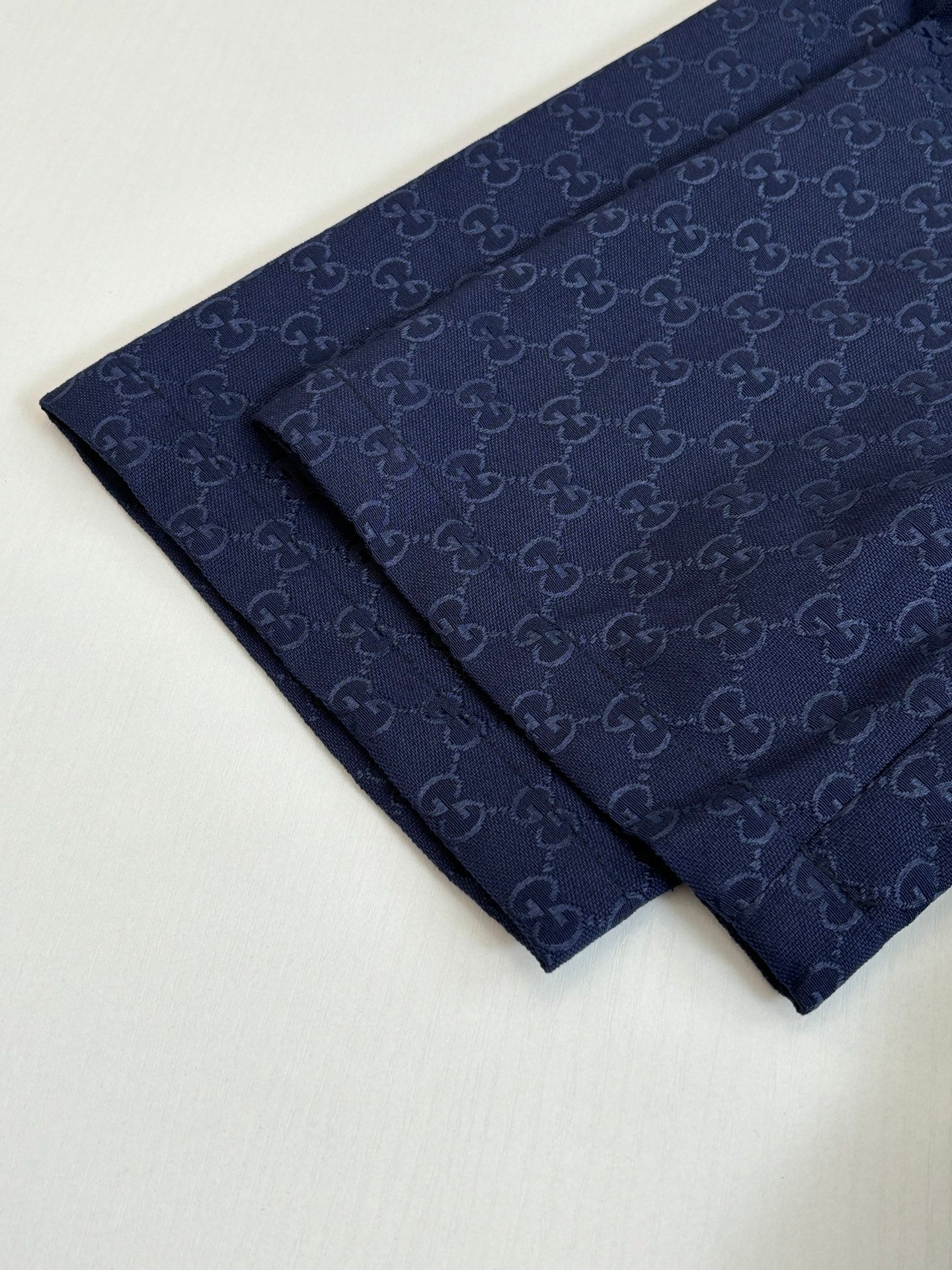 Gucci Double G All-over Jacquard Suit Short-Sleeve Shirt