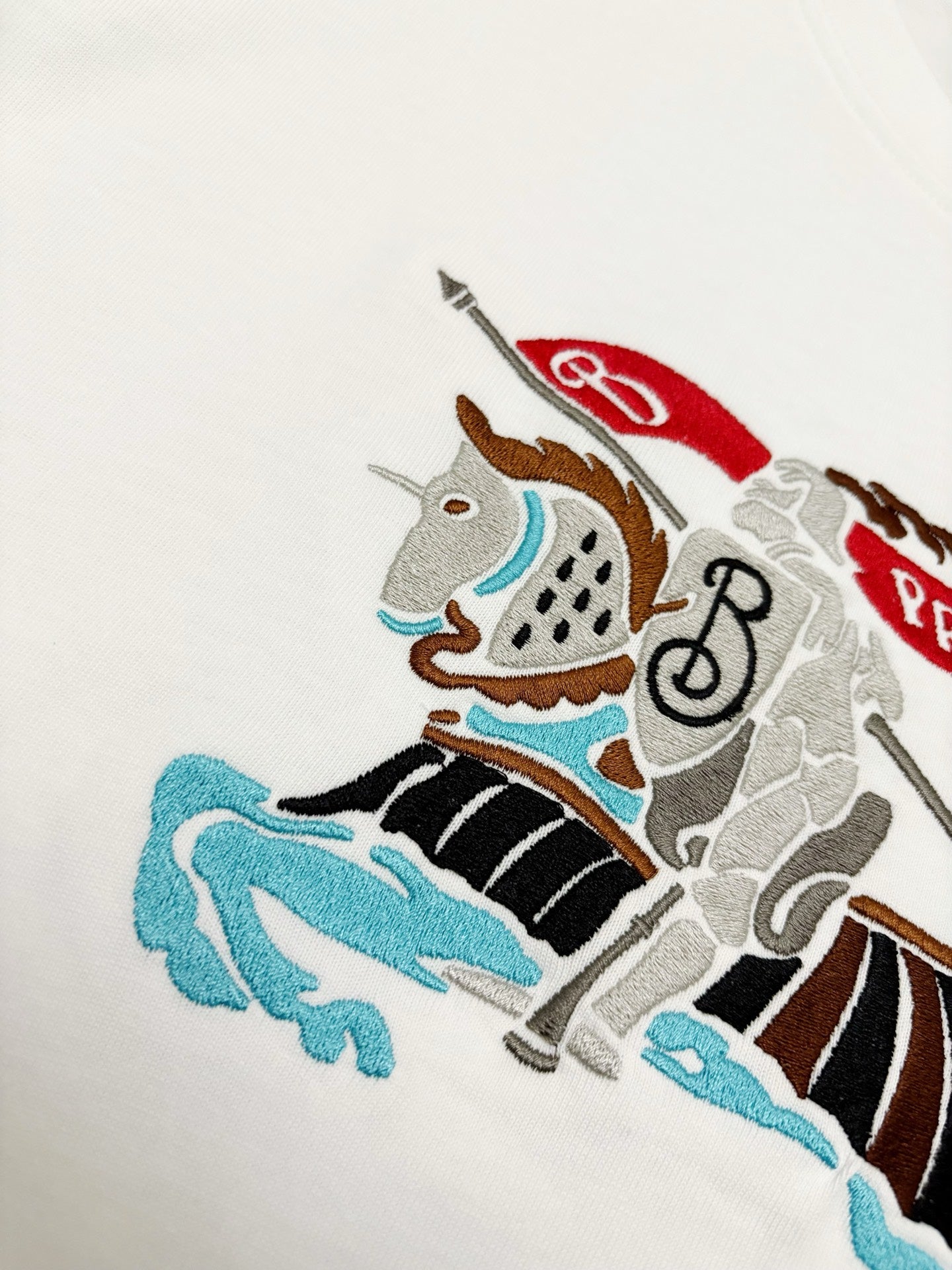 Burberry Embroidered T-Shirt