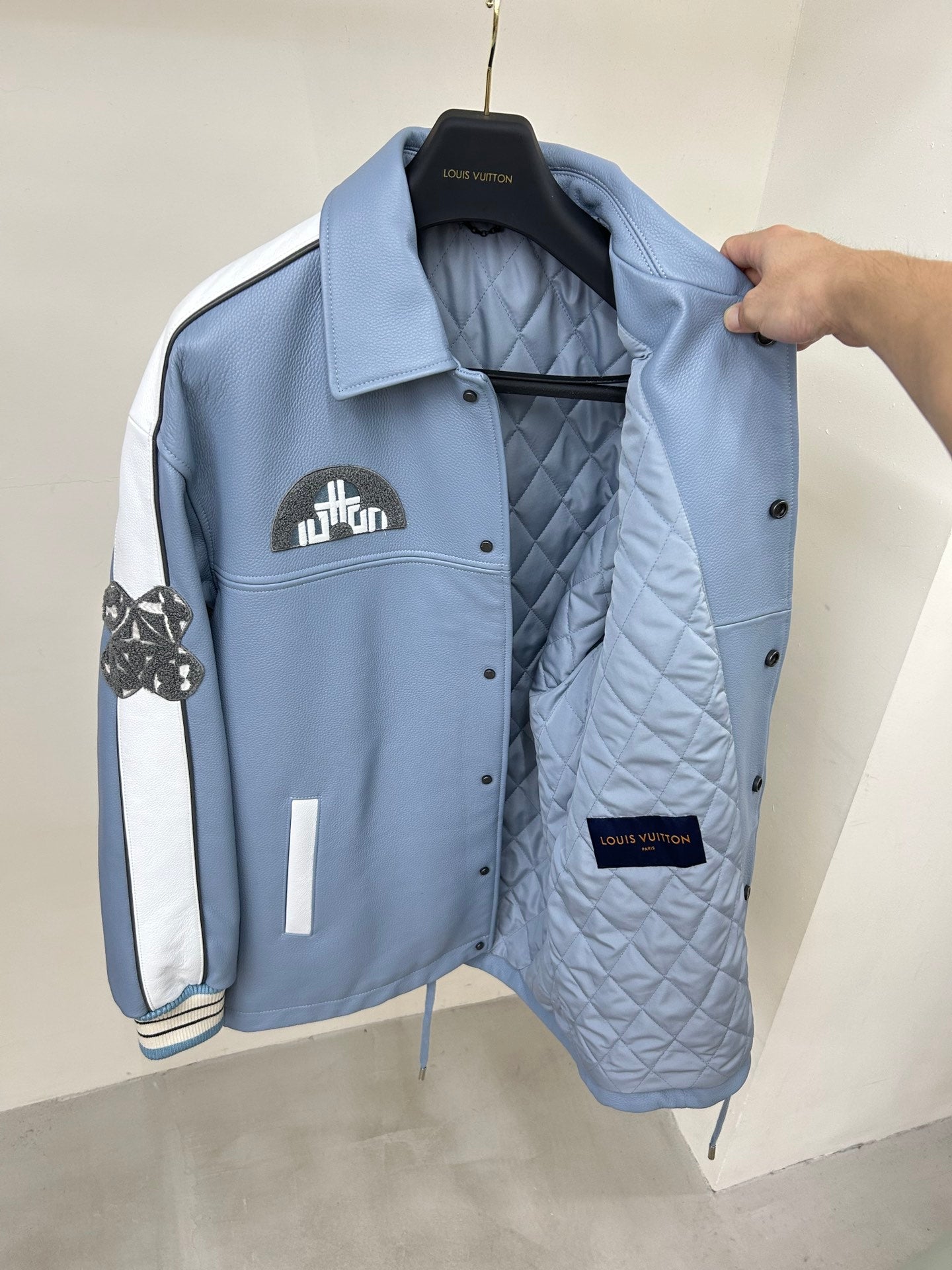 LV Runway Baseball Jacket
