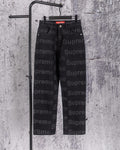 Supreme All-over Straight-Leg Jeans