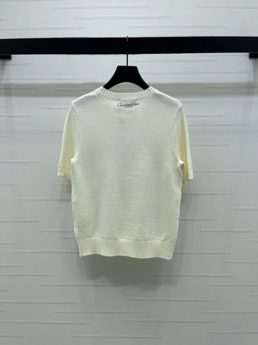 Pegasus Embroidered Knit Short-Sleeve T-Shirt