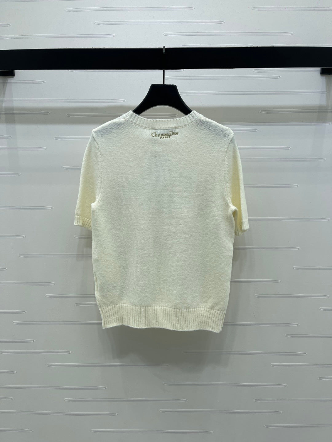 Pegasus Embroidered Knit Short-Sleeve T-Shirt