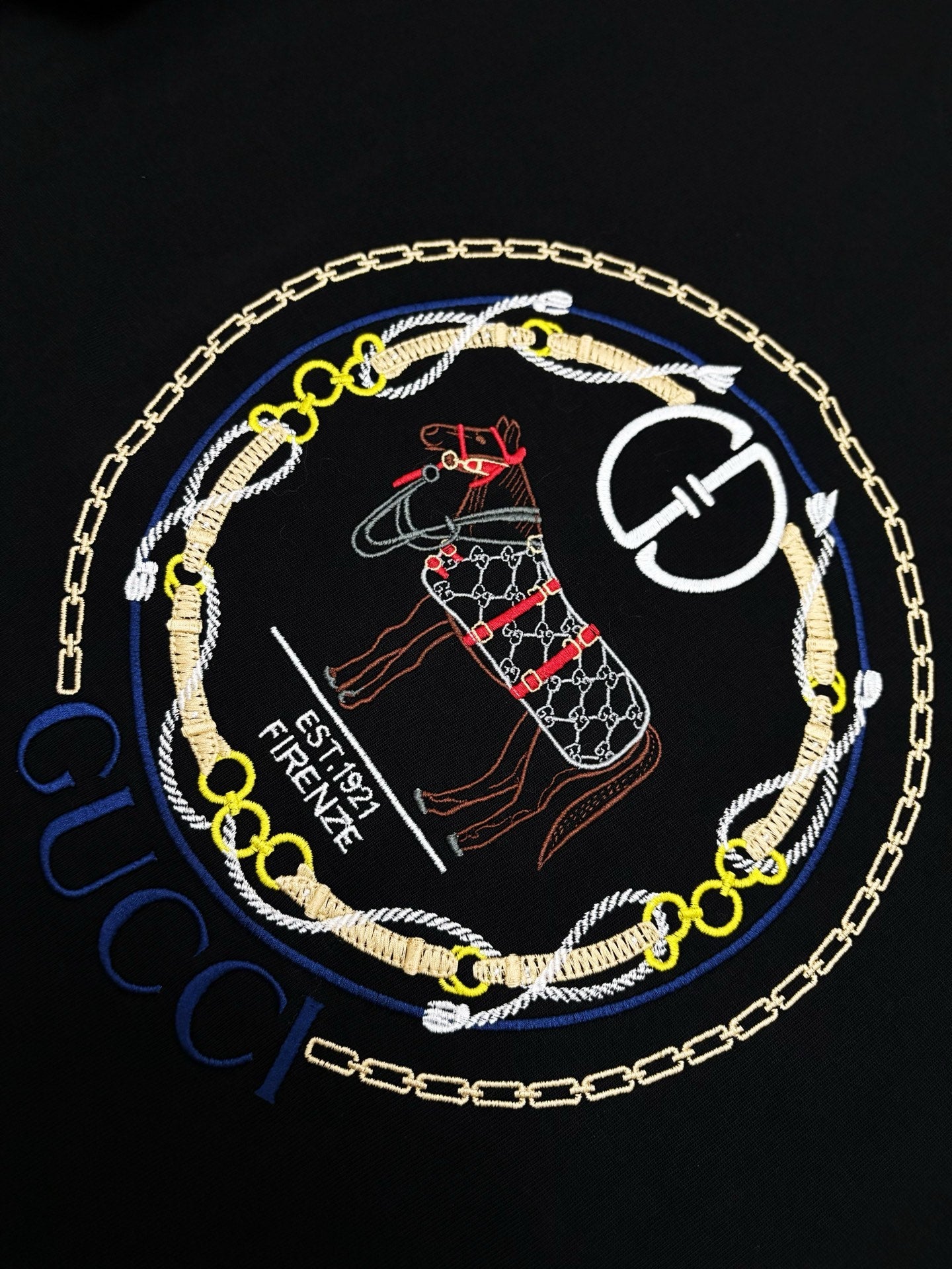 Gucci embroidered Cotton T-Shirt