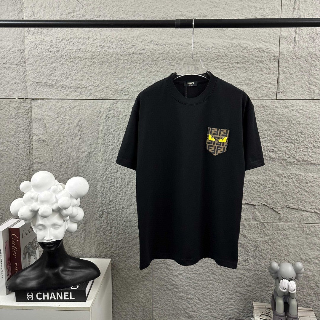Fendi 3D Embroidered T-Shirt