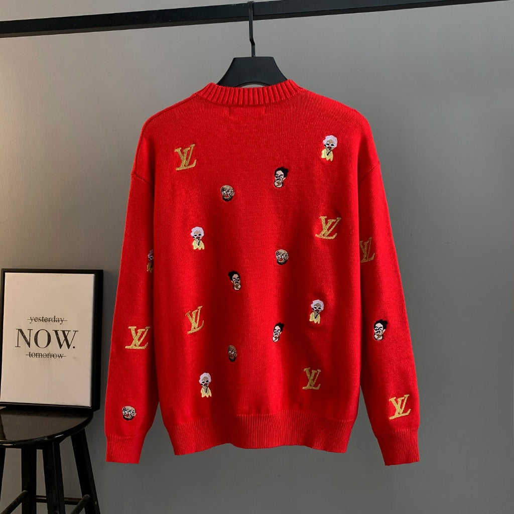 LV Jacquard Knit Sweater