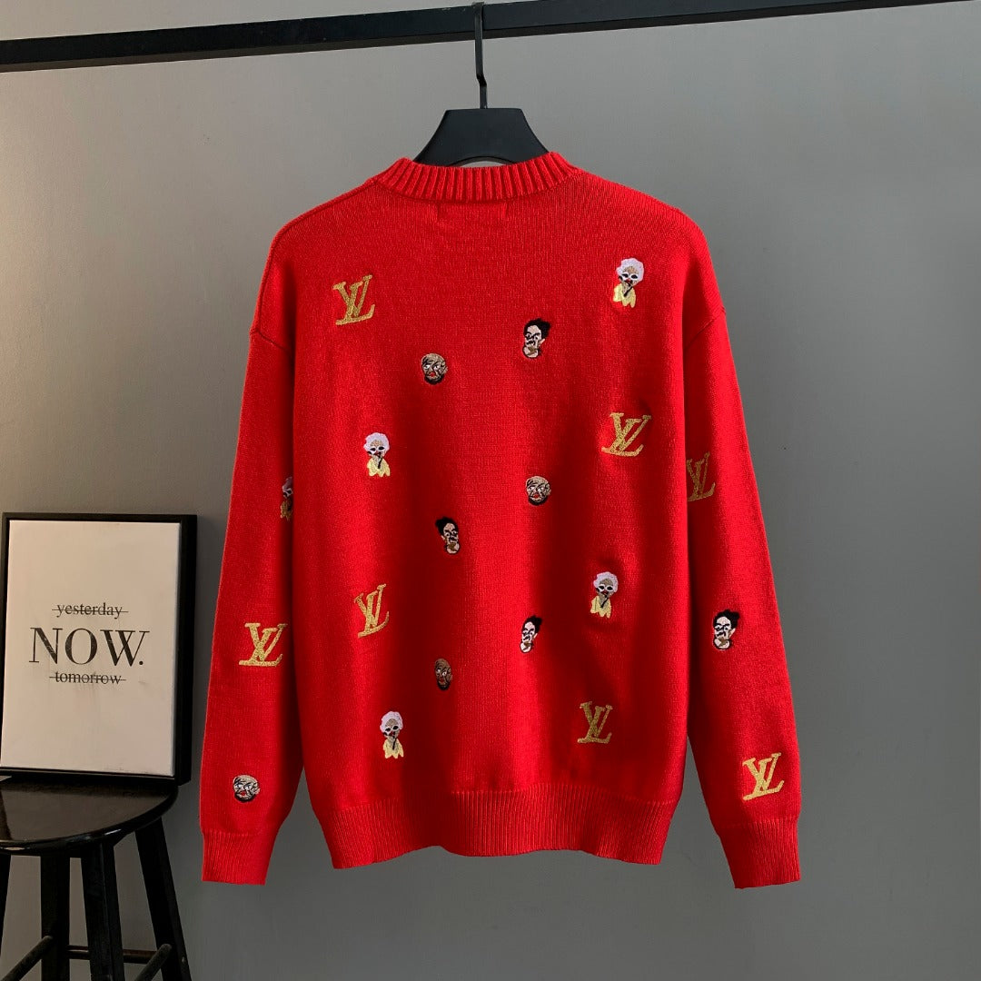 LV Jacquard Knit Sweater